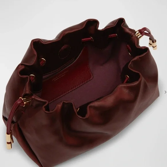 Ulla Johnson Burgundy Clutch - Picture 4 of 11